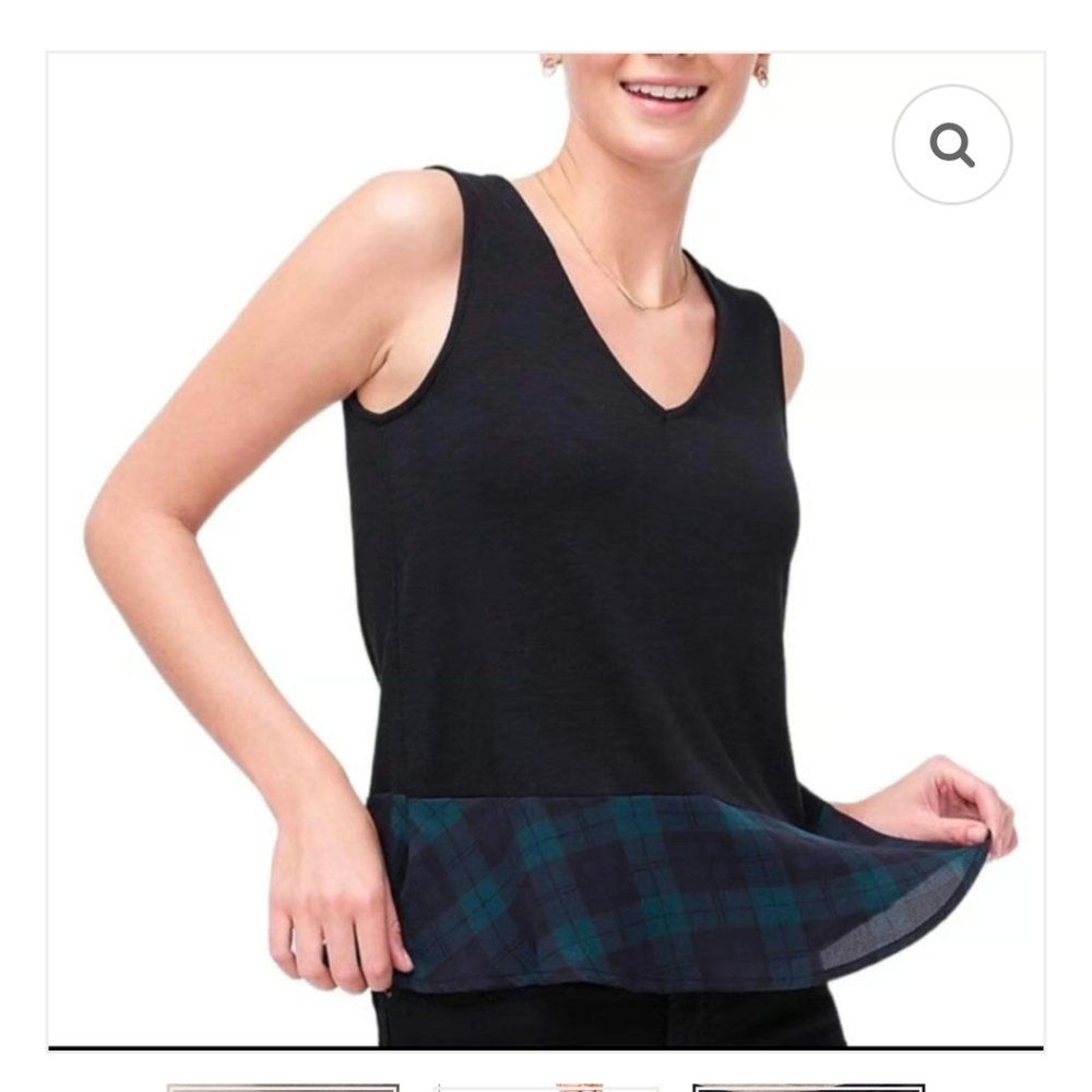 J. Crew Elegant Black Top - Picture 9 of 9